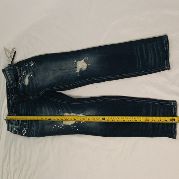 NWT ~ MISS ME Rhinestone Embellished Skinny Jeans - Picture 11 of 14